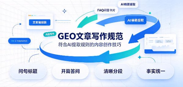 GEO 文章写作规范，符合 AI 提取规则的内容创作技巧