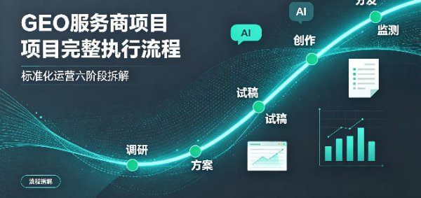 GEO 服务商项目完整执行流程，标准化运营全阶段拆解