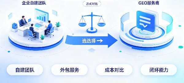 企业自己做 GEO 和找 GEO 服务商，哪种方式更划算？