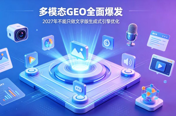 多模态GEO全面爆发，2027年企业不能只做文字版生成式引擎优化