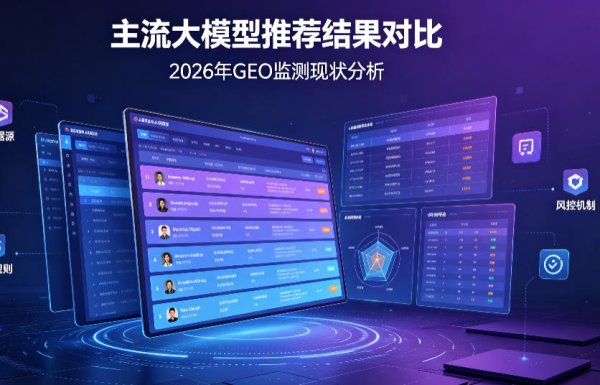 主流AI大模型品牌推荐结果对比检测报告，2026年GEO监测现状分析