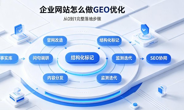 企业网站怎么做GEO生成式引擎优化？从0到1完整落地实操步骤