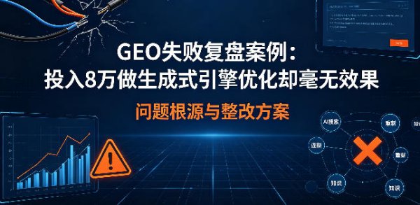 GEO失败复盘案例：投入8万做生成式引擎优化却毫无效果