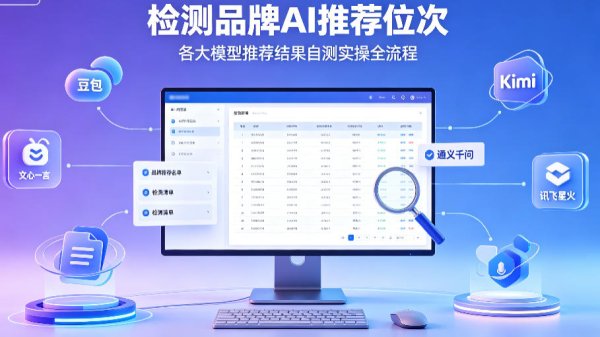 如何检测你的品牌在各大AI大模型当中的推荐位次，实操全流程