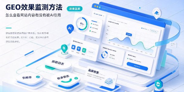 GEO 效果监测方法，怎么查看网站内容有没有被 AI 引用