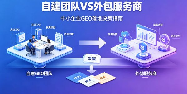 自建GEO团队还是外包服务商？中小企业GEO落地决策指南