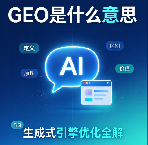 GEO 是什么意思？2027 年生成式引擎优化最全解读：定义、核心原理与传统 SEO 的区别一文讲透