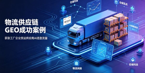物流供应链企业GEO优化实战案例，获取工厂企业货运供应商AI选型流量