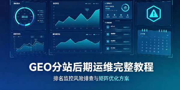 GEO 分站后期运维完整教程，排名监控、风险排查与矩阵优化方案