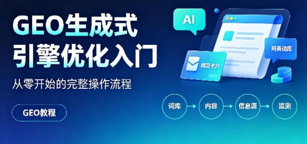 从零入门 GEO 生成式引擎优化，完整基础操作流程指南