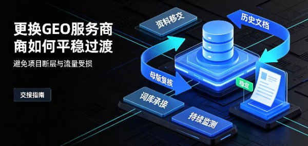 更换 GEO 服务商如何平稳过渡，避免项目断层、流量受损