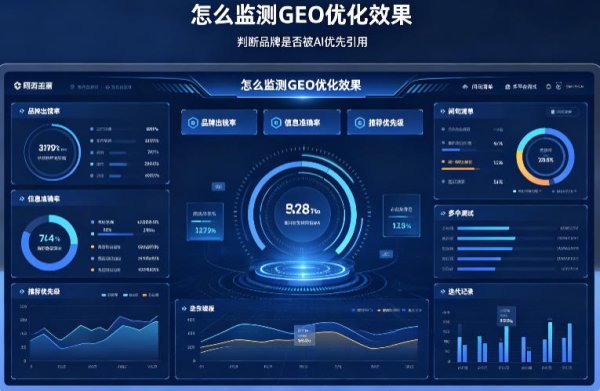 怎么监测GEO优化效果？如何判断品牌有没有被AI问答优先引用？