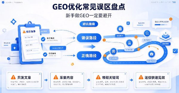 GEO 优化常见误区盘点，新手做 GEO 一定要避开