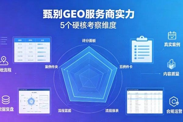 如何甄别GEO服务商实力？5个硬核考察维度