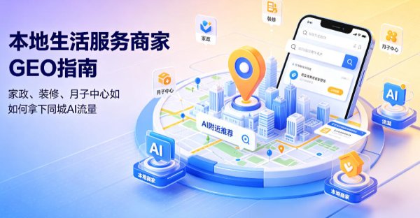 本地生活服务商家GEO优化指南：家政、装修、月子中心如何拿下同城AI流量