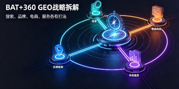 各有打法！拆解 BAT+360 四家大厂 GEO 底层战略逻辑