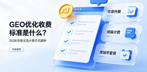 GEO 优化收费标准是什么？2026 市场主流计费方式解析