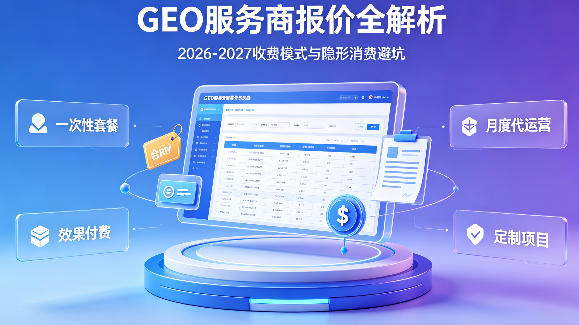 2026‑2027GEO服务商报价收费模式全解析，告别隐形消费陷阱