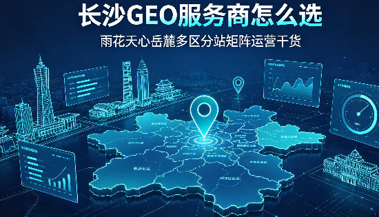 长沙 GEO 服务商怎么选？雨花、天心、岳麓多区分站矩阵运营干货