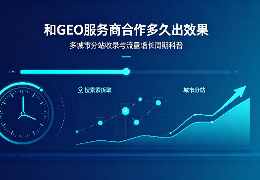 和 GEO 服务商合作多久出效果?多城市分站收录、流量增长周期科普