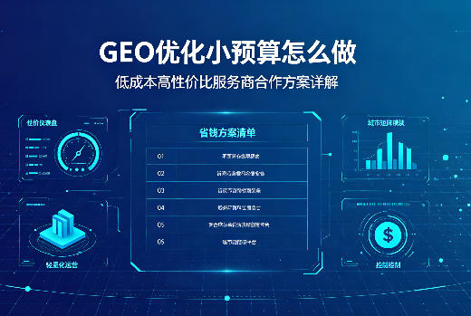 GEO 优化小预算怎么做？低成本高性价比服务商合作方案详解