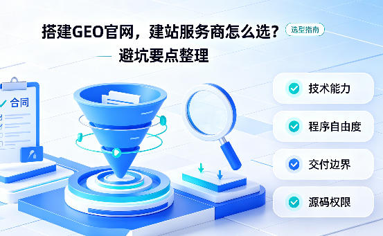 搭建 GEO 官网，建站服务商怎么选？避坑要点
