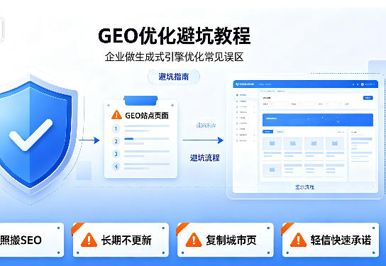 GEO 优化避坑教程,企业做生成式引擎优化常见误区