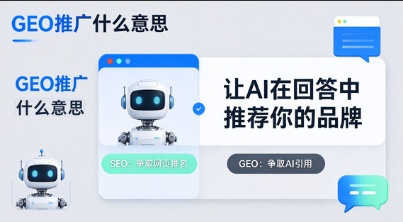 GEO 推广什么意思？大白话讲解 GEO 推广和 SEO 的区别